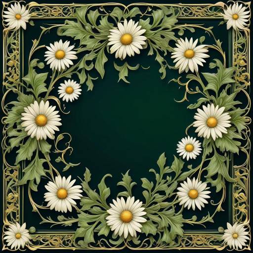 Elegant Gothic Revival Ivy Frame Design
