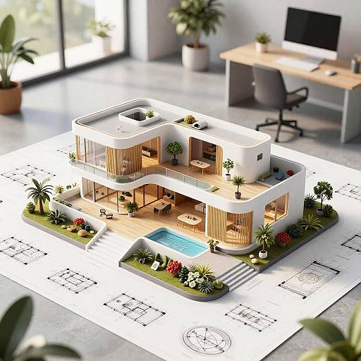 Futuristic AI-Generated House Plans