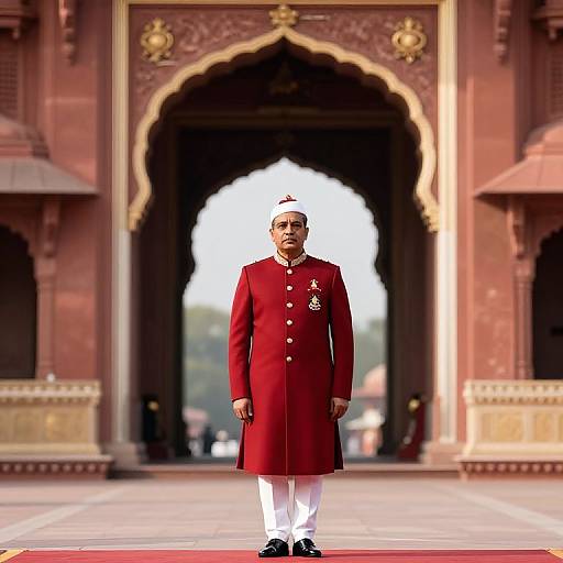 Regal Sherwani in Royal Palace