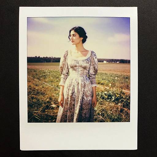 Timeless Elegance in Vintage Polaroid
