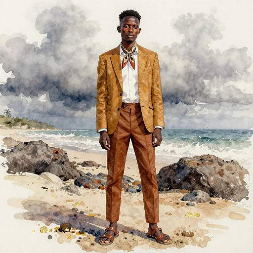 Surreal Portrait of an East African Man