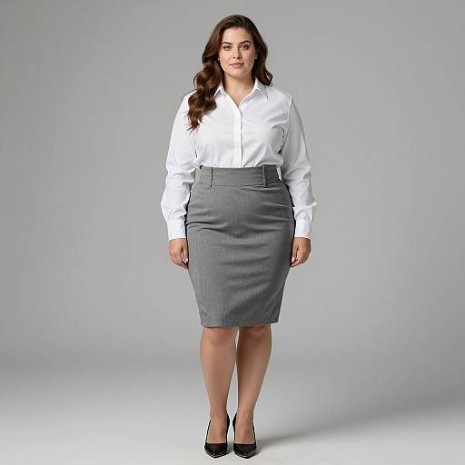 Plus-Size Business Casual Woman