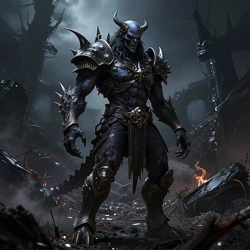 Nightmare Beast in Ashen Wasteland