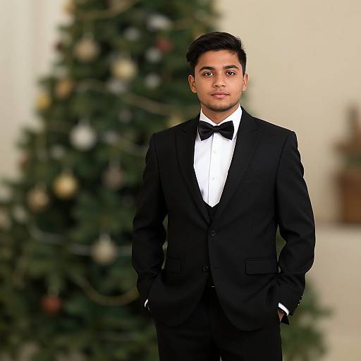 Elegant Male Christmas Formalwear