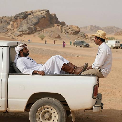 Desert Serenity: A Casual Encounter