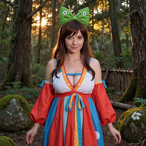 Realistic Ponyo Costume in Forest