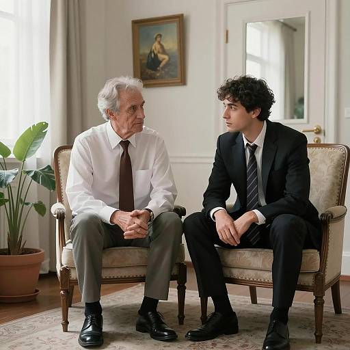 Intimate Conversation Between Two Gentlemen