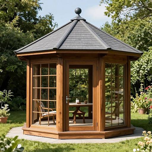 Cozy Octagonal Summerhouse Design