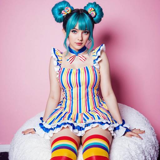 Vibrant Lola Pop Cosplay Inspiration