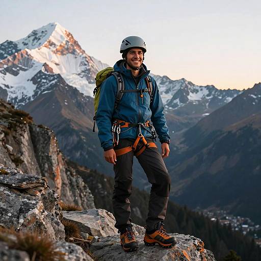 Photorealistic Mountain Guide Portrait