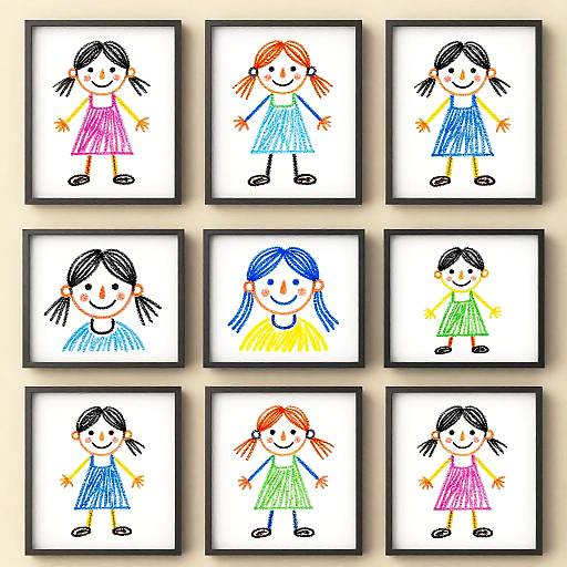 Joyful Crayon Art Digital Exhibit