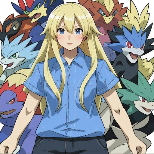 Illustration of Ace trainer (pokemon), pokemon in the style of Kyougoku touya