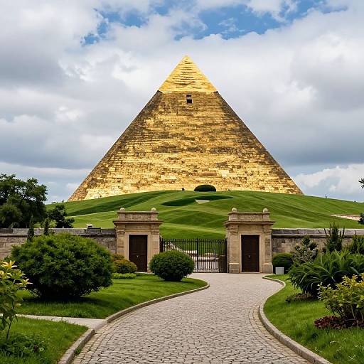 Majestic Summerhill Pyramid Landscape