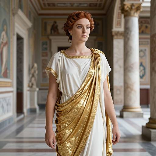 Realistic Roman Empress Photography