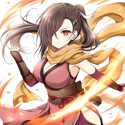 Illustration of Kagero (fire emblem), fire emblem in the style of Nanase miori