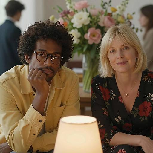 Intimate Moment Between Two Friends