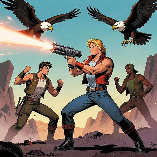 1970s Comic Showdown on Signal Mountain