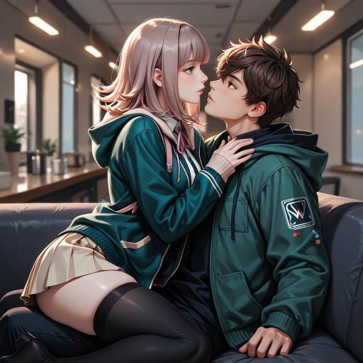 Nanami Chiaki in Green Jacket Fashion