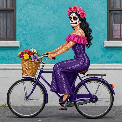 Day of the Dead Hollywood Woman
