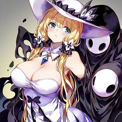 Illustration of Arakune, blazblue in the style of Cocoballking