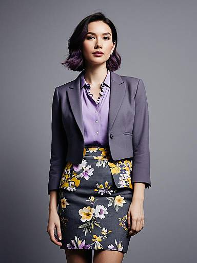 Elegant Office Chic Fashion Photography