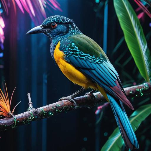 Exotic Bird in Holographic Wonderland