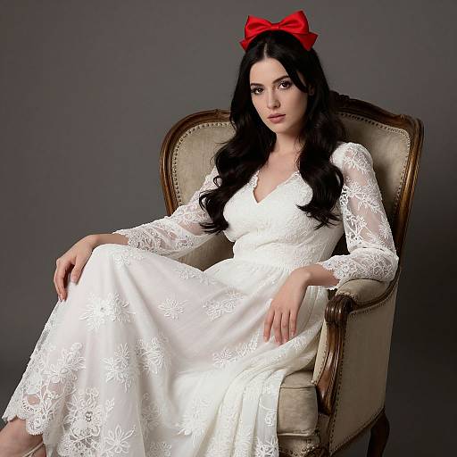 Elegant Vintage Portrait of Alice