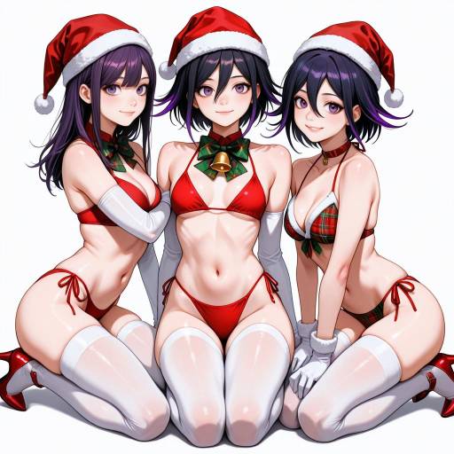 Cheerful Christmas Swimwear with Style