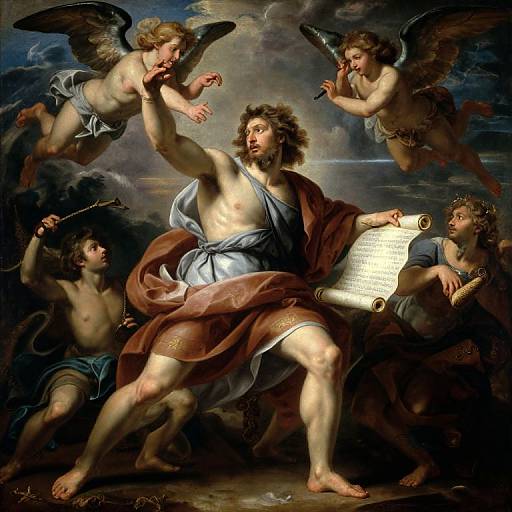 Ezekiel's Dramatic Biblical Scene