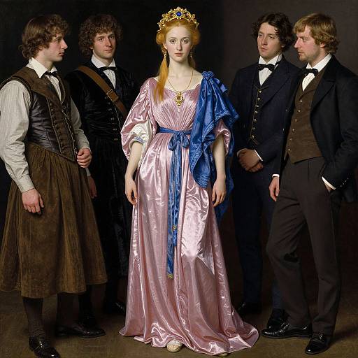 Pre-Raphaelite Eva Green Portrait