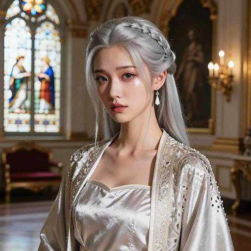 Royal Elegance: Photorealistic Portrait