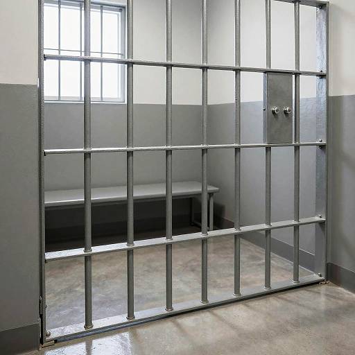 Modern Minimalist Jail Cell Interior