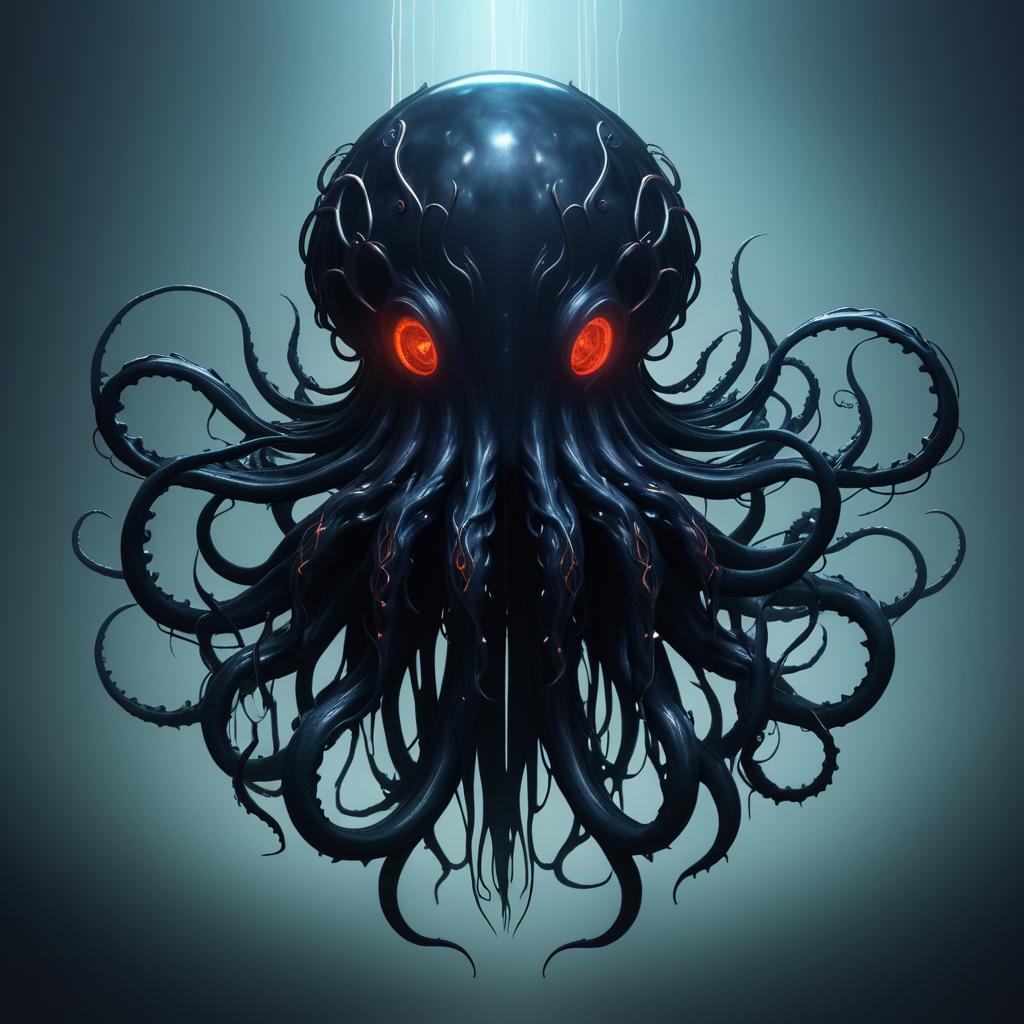 Nightmarish Entity with Octopus Growth Design