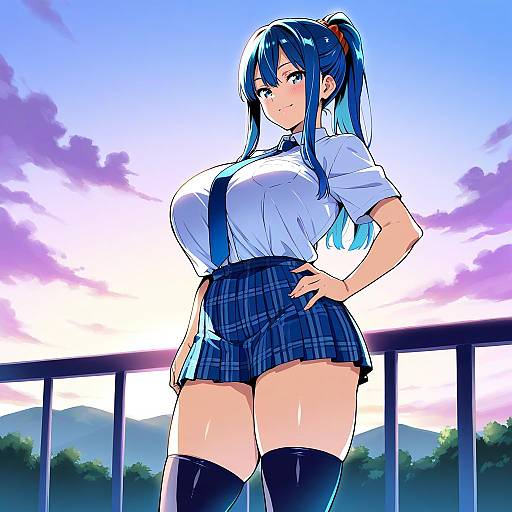 Takeda Hiromitsu Schoolgirl Portrait