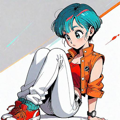 Bulma Cell Saga Anime Screencap