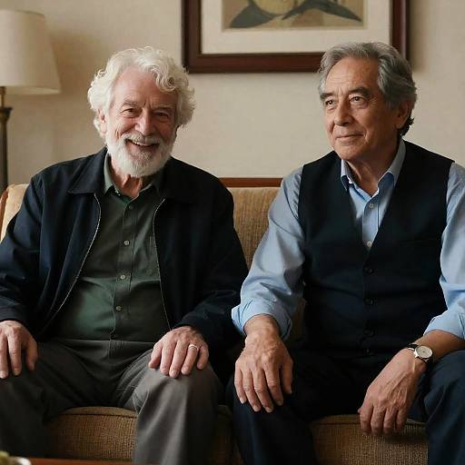 Capturing Friendship: Two Older Gentlemen