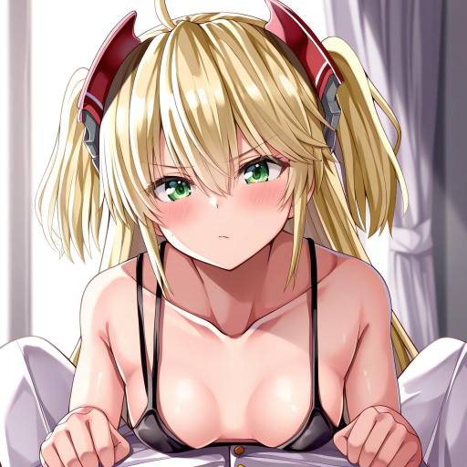 Illustration of Admiral hipper (azur lane), azur lane in the style of Maboroshi mochi