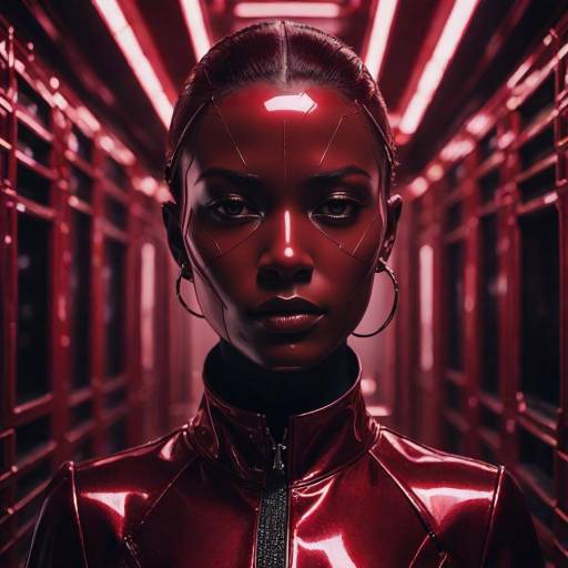 Futuristic Avant-Garde Fashion Portrait
