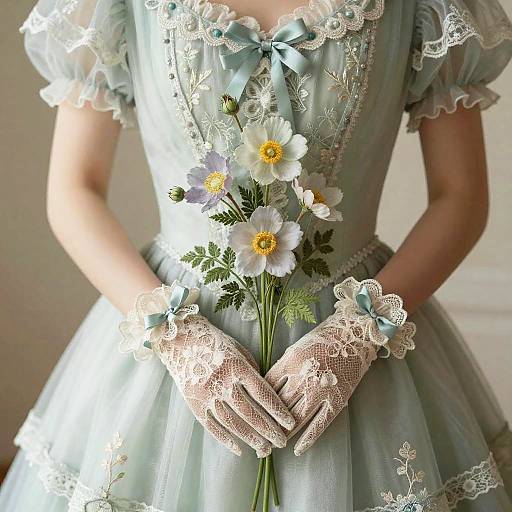 Victorian Ladylike Weed Elegance