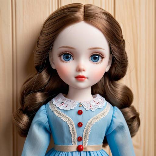 Realistic Portrait of a Porcelain Doll