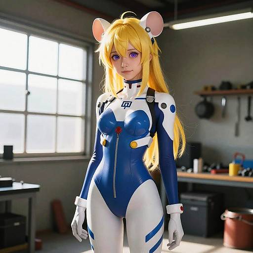 Garage Gadget Mouse Mechanic Portrait