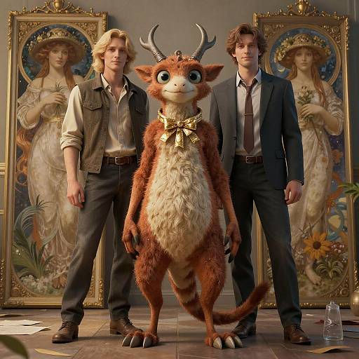 Cinematic Portrait of a Roadrunner Creature