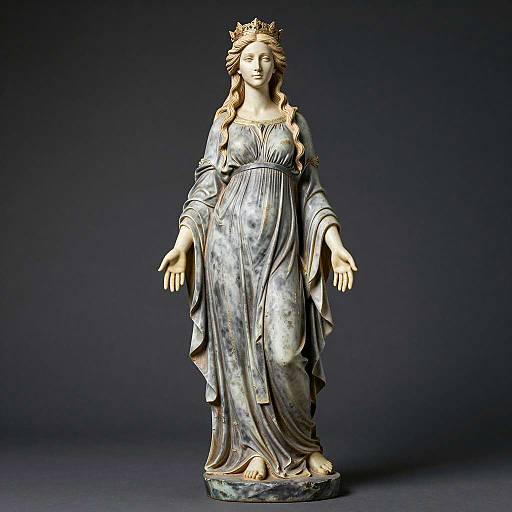 Elegant Statue of a Noble Woman