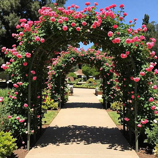 Rose Archway Garden View