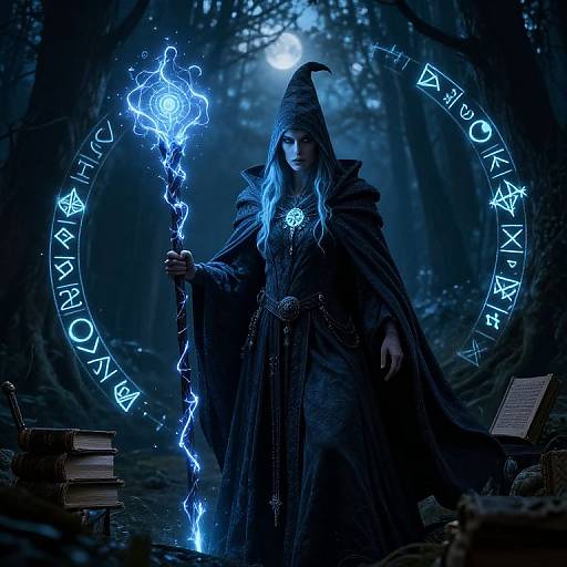 Mystical Witchcrafter in Twilight Forest