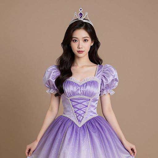 Purple Goddess Costume for Woman