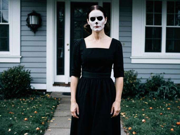 Halloween Face Swap with a Mysterious Woman