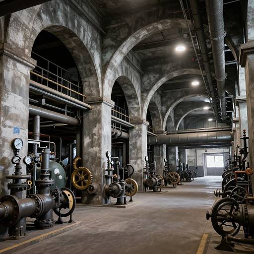 Vast Industrial Underground Chamber