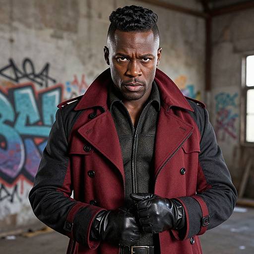 1970s Crime Fighter Style Portrait