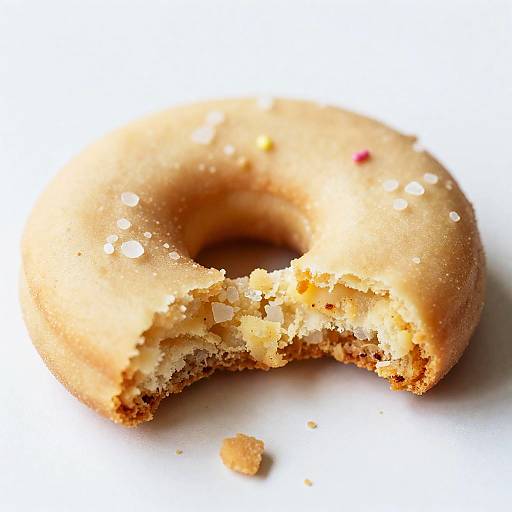 Wistful Burnt Sienna Half-Eaten Sprinkle Cookie